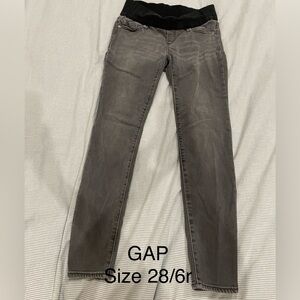 GAP Gray Maternity Jeans